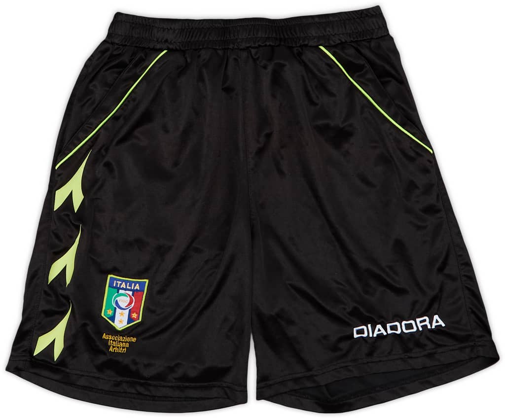 2013-14 Italy Diadora Referee Shorts - 9/10 - (S)