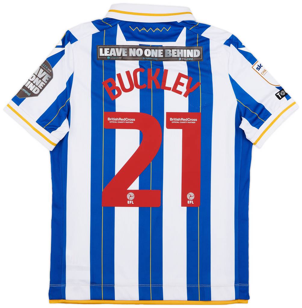 2023-24 Sheffield Wednesday Match Issue Home Shirt Buckley #21