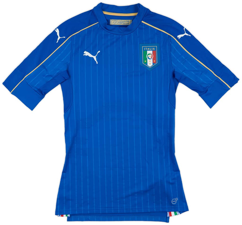2016-17 Italy Player Issue Home Shirt (ACTV Fit) - 8/10 - (M)