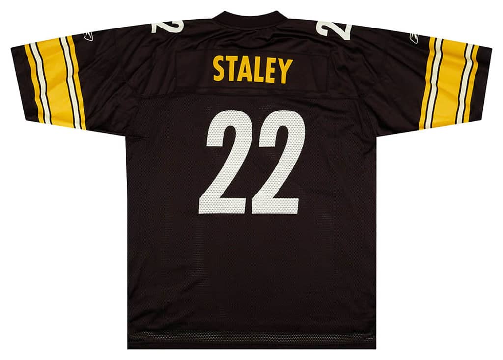 2005-06 Pittsburgh Steelers Staley #22 Reebok On Field Jersey (Home) XXL