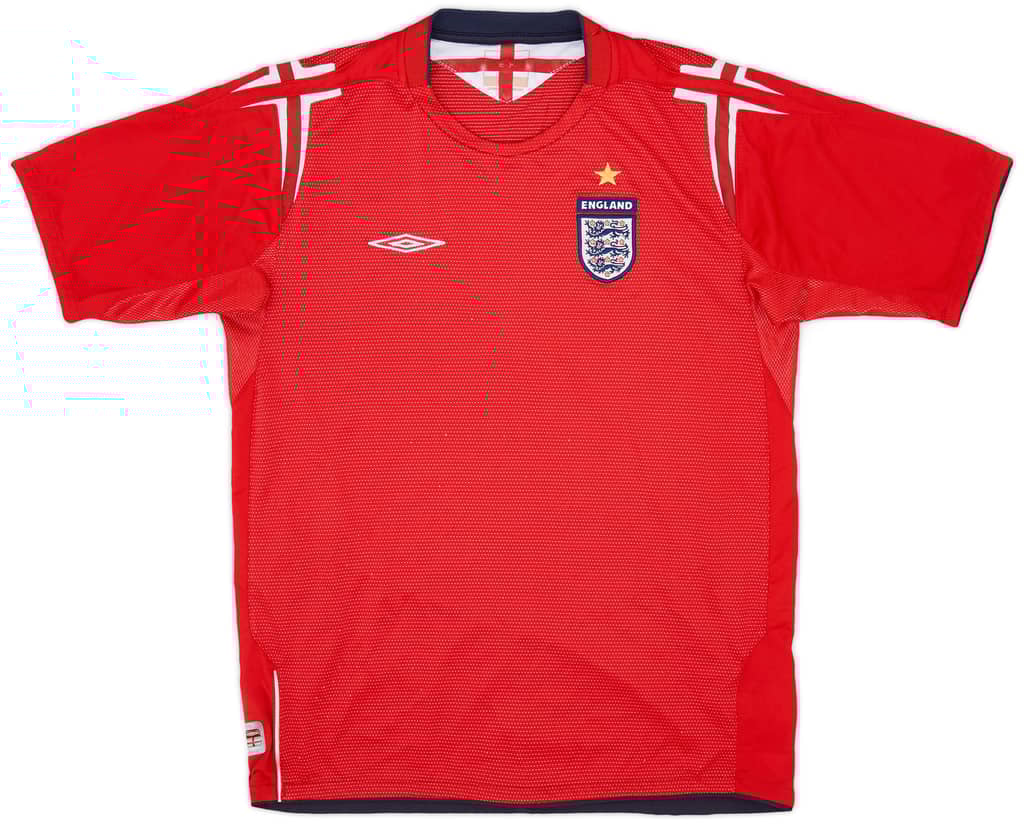 2004-06 England Away Shirt - 8/10 - (XL.Boys)