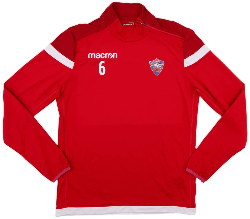 2021 Valur Macron Player Issue 1/4 Zip Training Top #6 - 9/10 - (M)