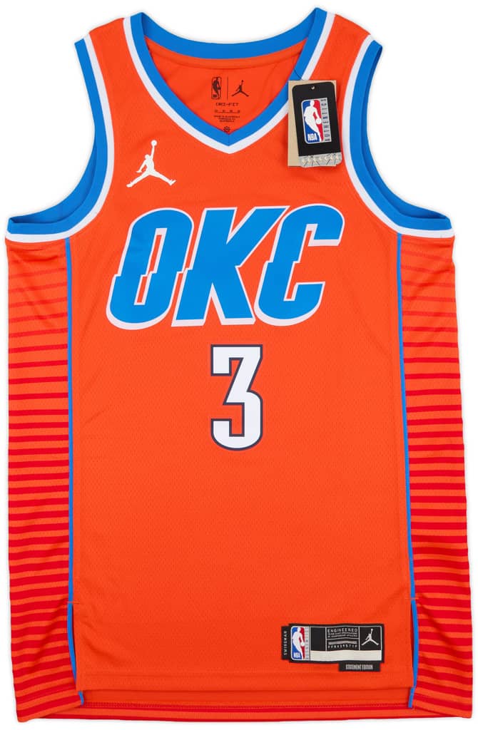 2021-24 Oklahoma City Thunder Giddey #3 Jordan Swingman Jersey (Alternate) M - W/Tags