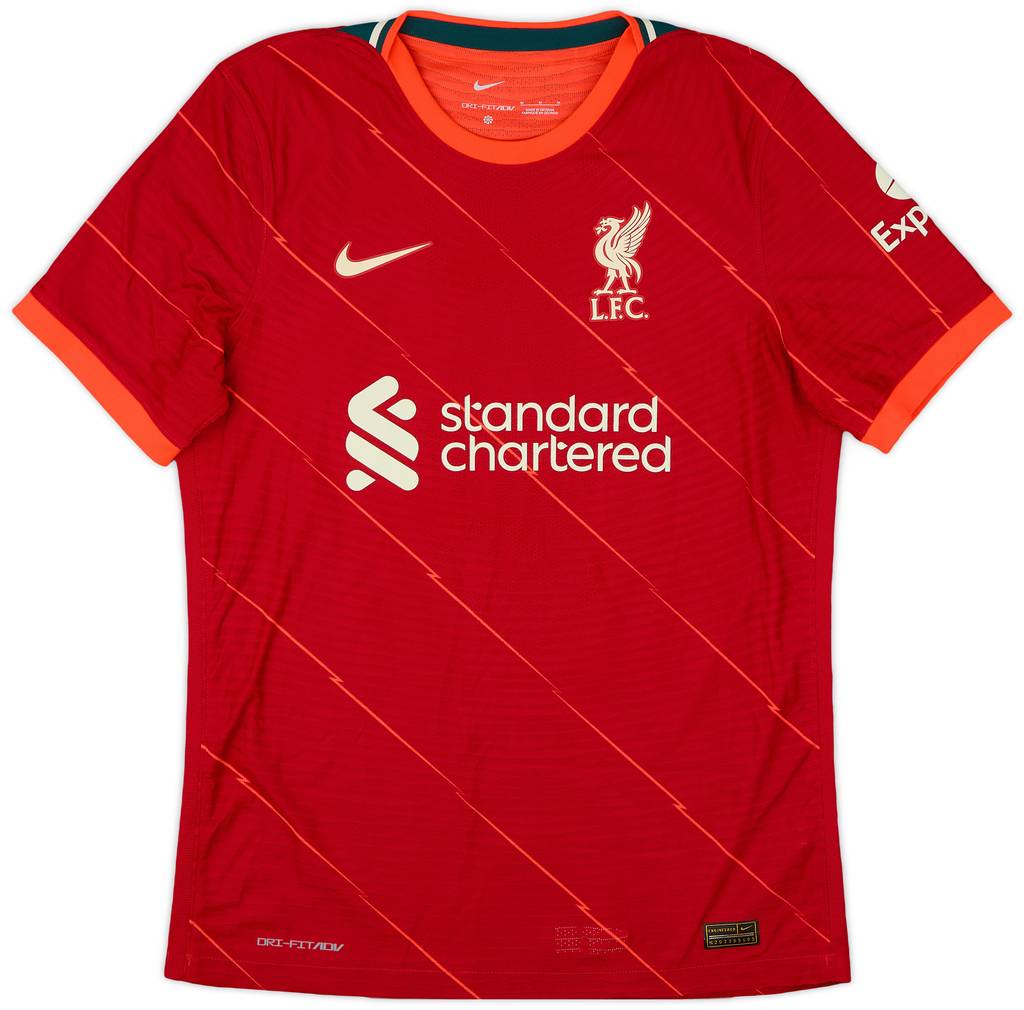 2021-22 Liverpool Authentic Home Shirt M.Salah #11 - 8/10 - (M)