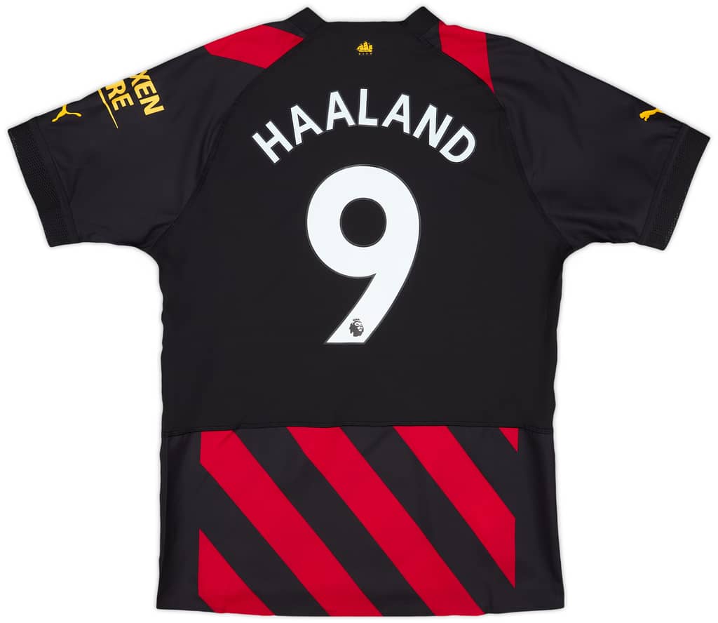 2022-23 Manchester City Player Issue Away Shirt Haaland #9