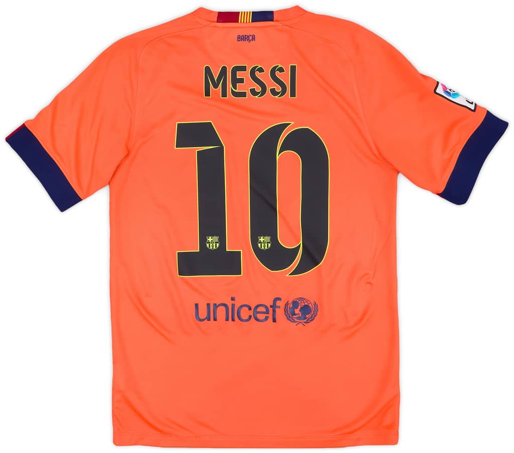 2014-15 Barcelona Away Shirt Messi #10 - 8/10 - (S)