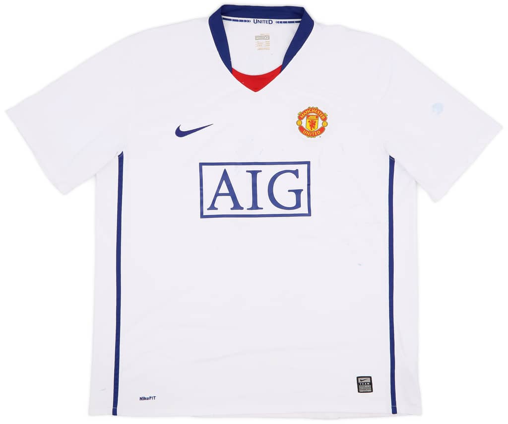 2008-10 Manchester United Away Shirt Evra #3 - 4/10 - (XL)