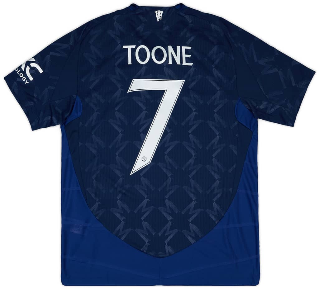 2024-25 Manchester United Women's Authentic Away Shirt Toone #7 (Unisex fit)