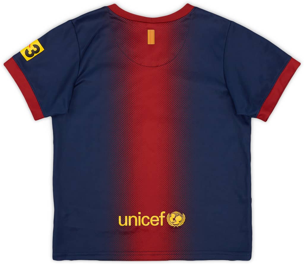 2012-13 Barcelona Home Shirt - 9/10 - (5-6 Years)