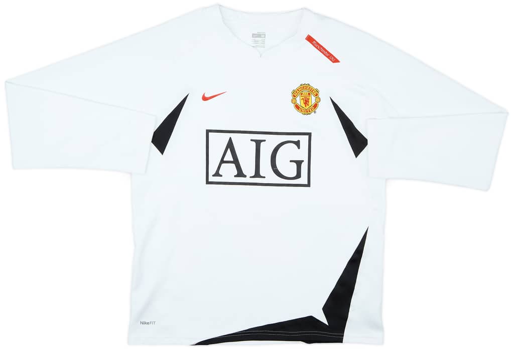 2007-08 Manchester United Nike Sweat Top - 6/10 - (M)