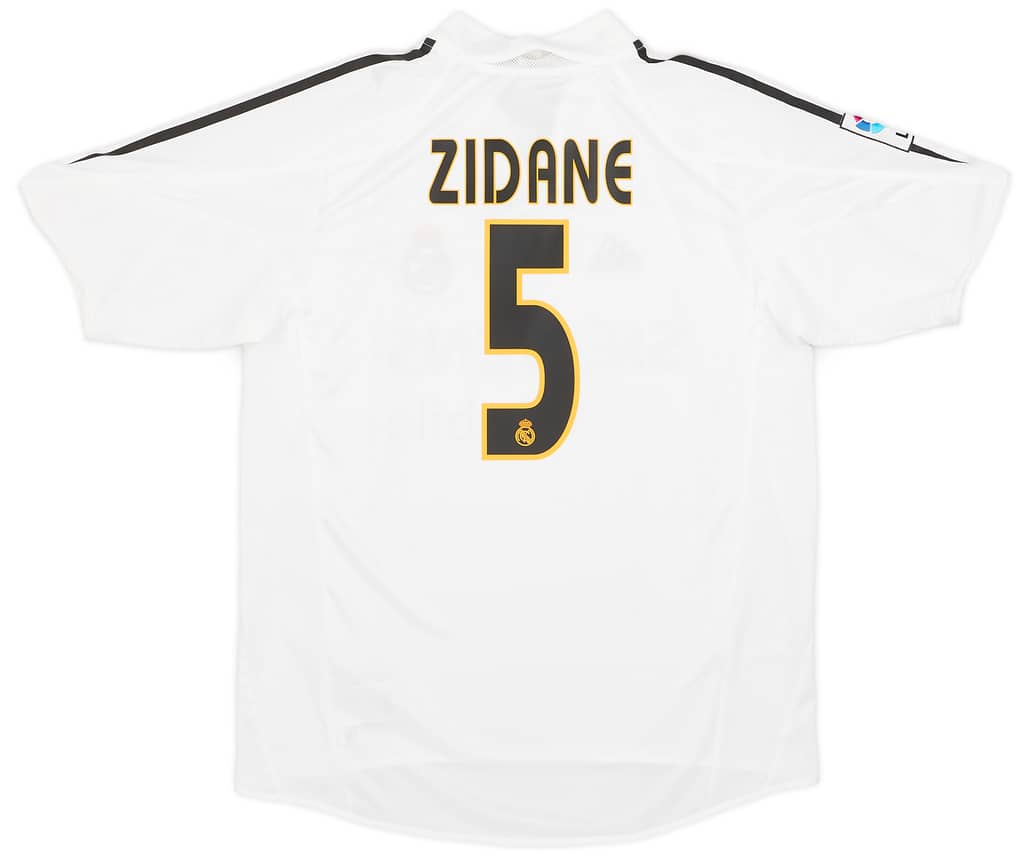 2004-05 Real Madrid Home Shirt Zidane #5 (M)