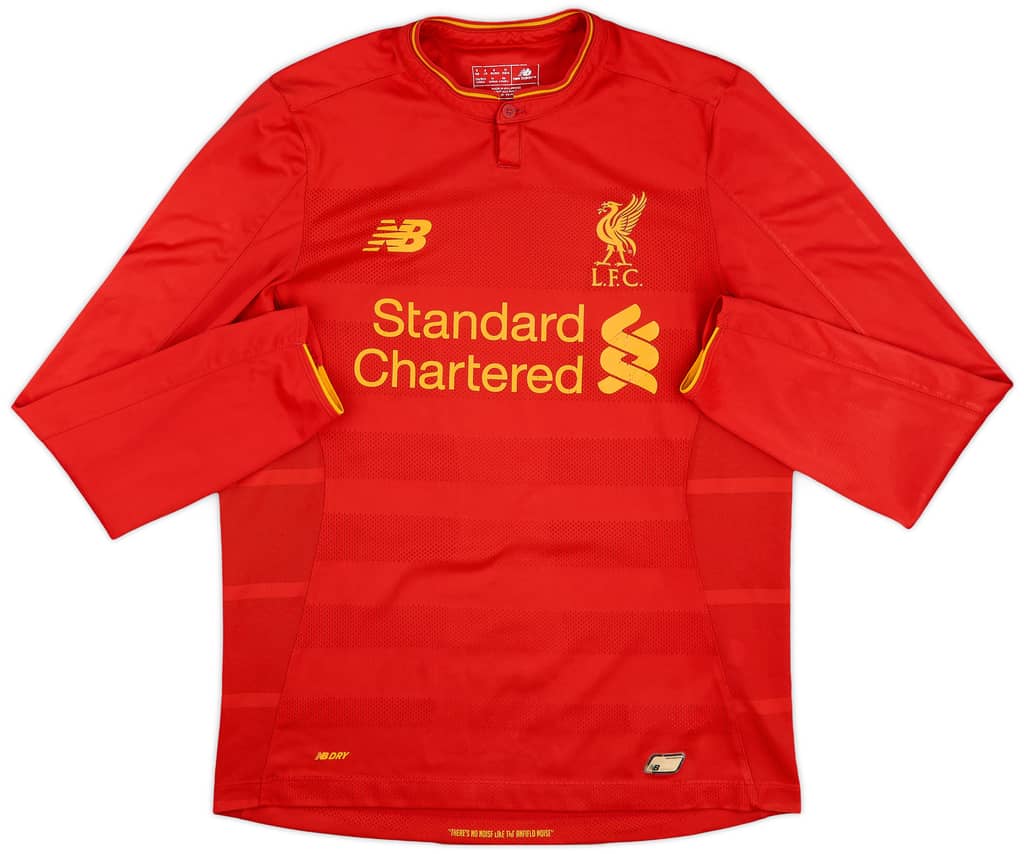 2016-17 Liverpool Home L/S Shirt Mane #19 - 6/10 - (S)