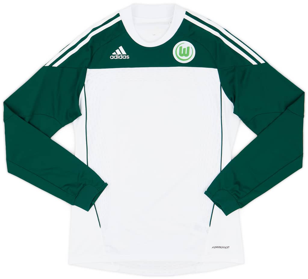 2010-11 Wolfsburg Player Issue Home L/S Shirt - 9/10 - (M)