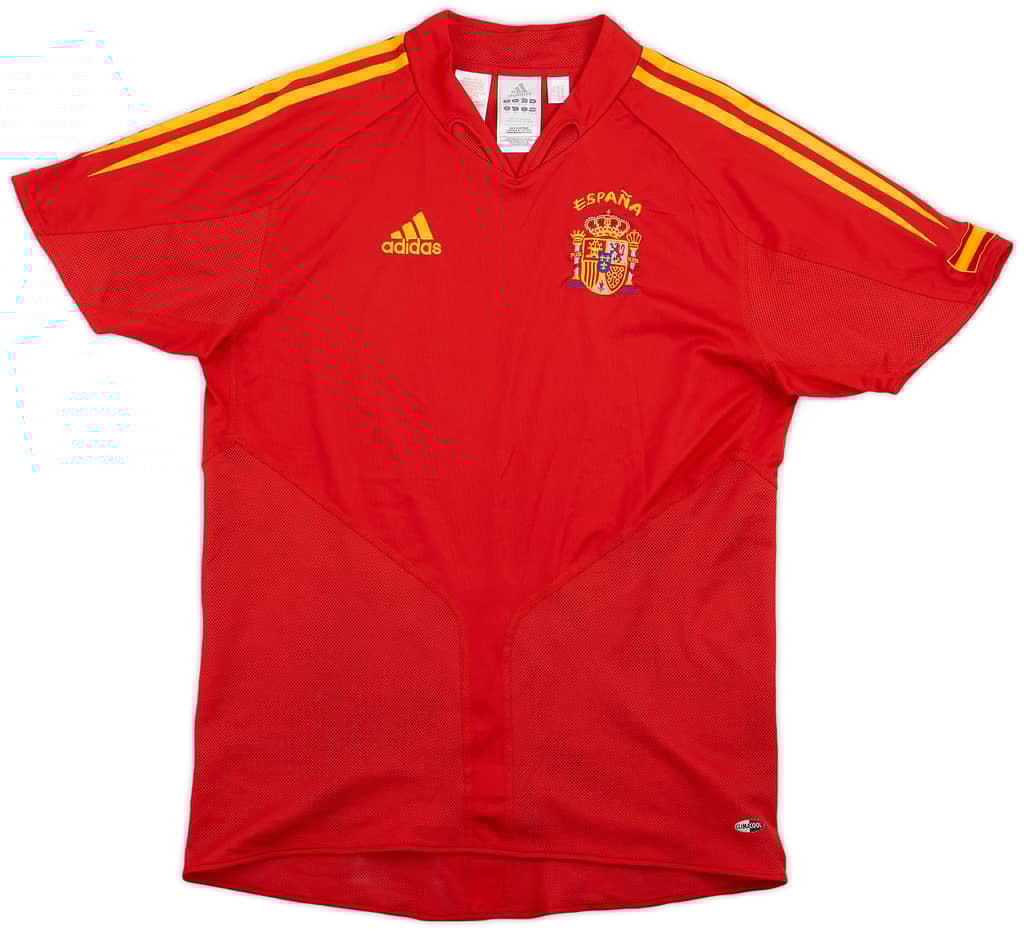 2004-06 Spain Home Shirt - 8/10 - (XL.Boys)