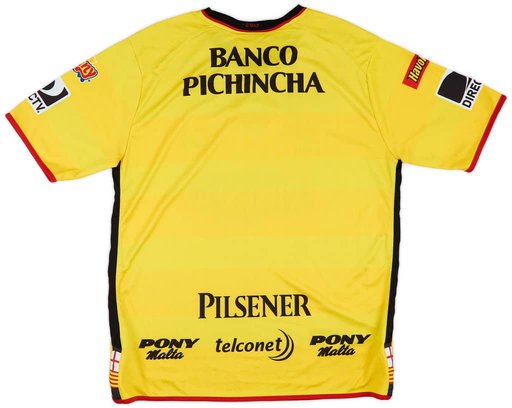 2017 Barcelona SC Home Shirt - 9/10 - (XL)
