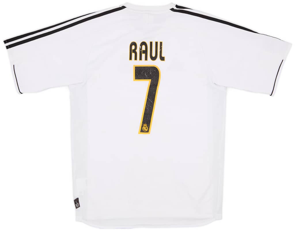 2003-04 Real Madrid Home Shirt Raul #7 - 5/10 - (S)