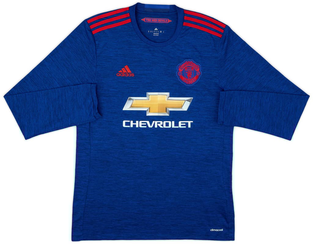 2016-17 Manchester United Away L/S Shirt Martial #9 - 8/10 - (M)