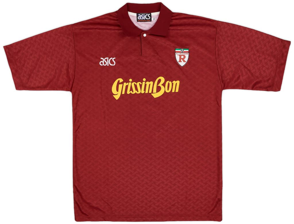 1992-93 Reggiana Match Worn Home Shirt #7