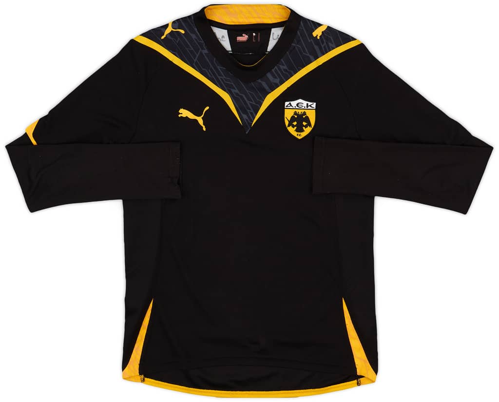 2009-10 AEK Athens Away L/S Shirt - 8/10 - (M)