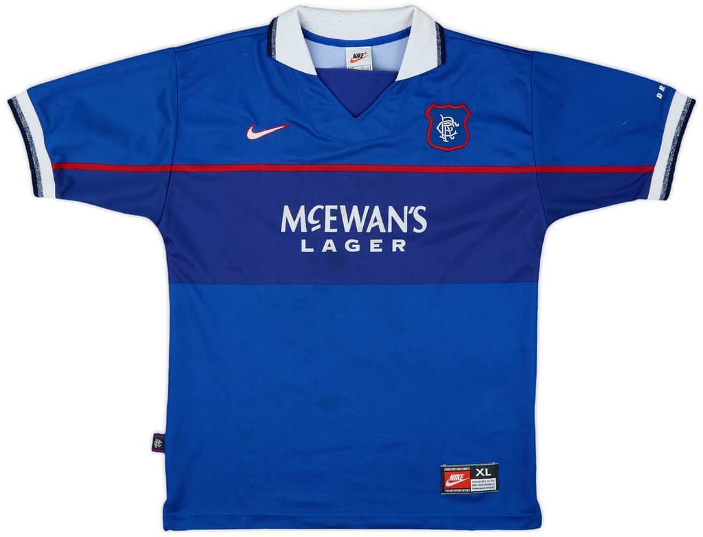 1997-99 Rangers Home Shirt - 6/10 - (XL.Boys)