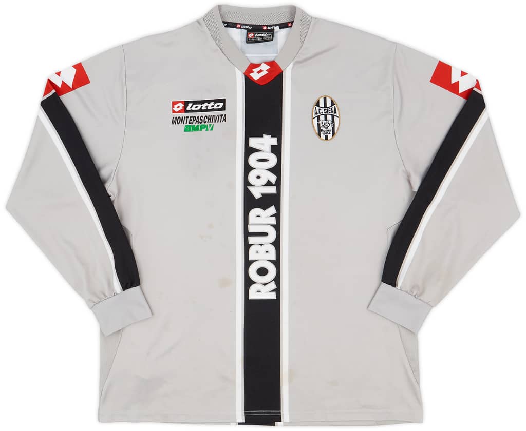 2001-02 AC Siena Lotto Training L/S Shirt - 6/10 - (XL)