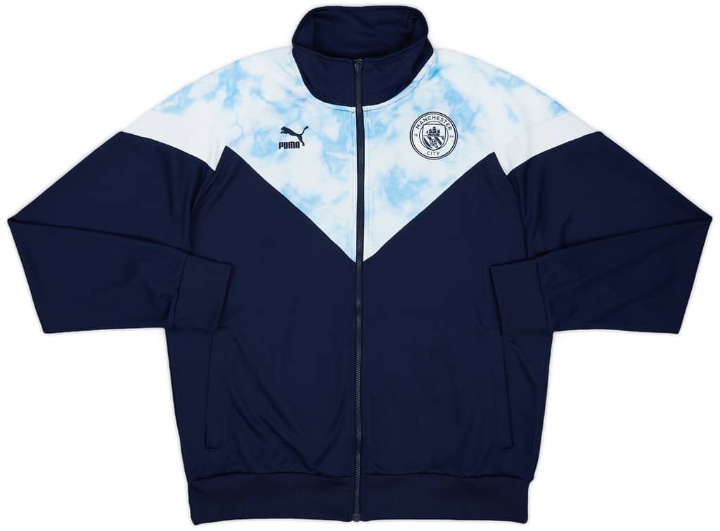 2021-22 Manchester City Puma Track Jacket - 8/10 - (L)