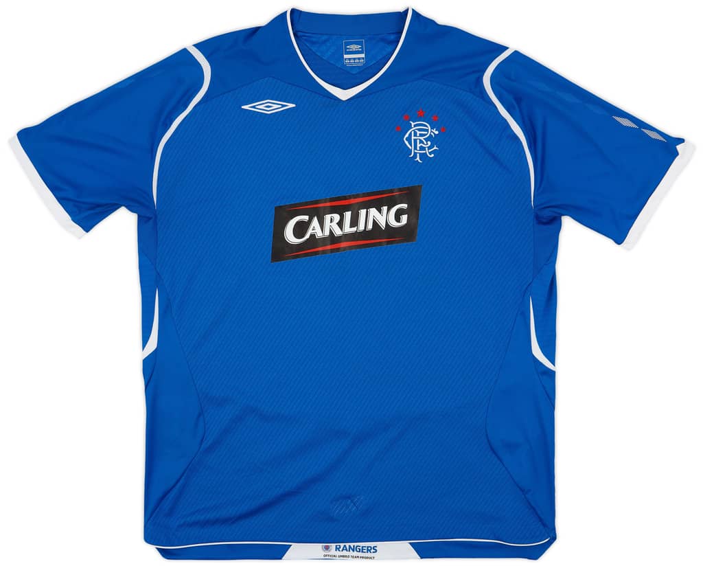 2008-09 Rangers Home Shirt - 8/10 - (XXL)
