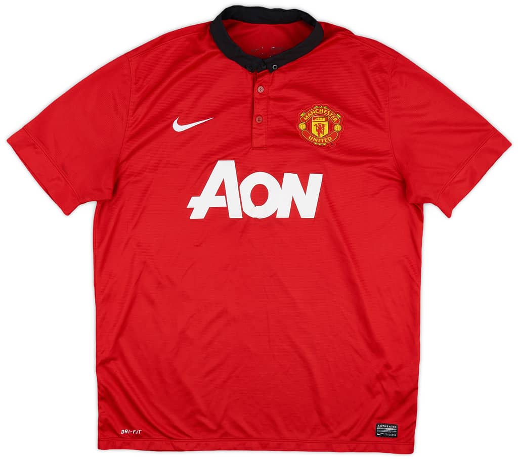 2013-14 Manchester United Home Shirt Rooney #10 - 5/10 - (XL)