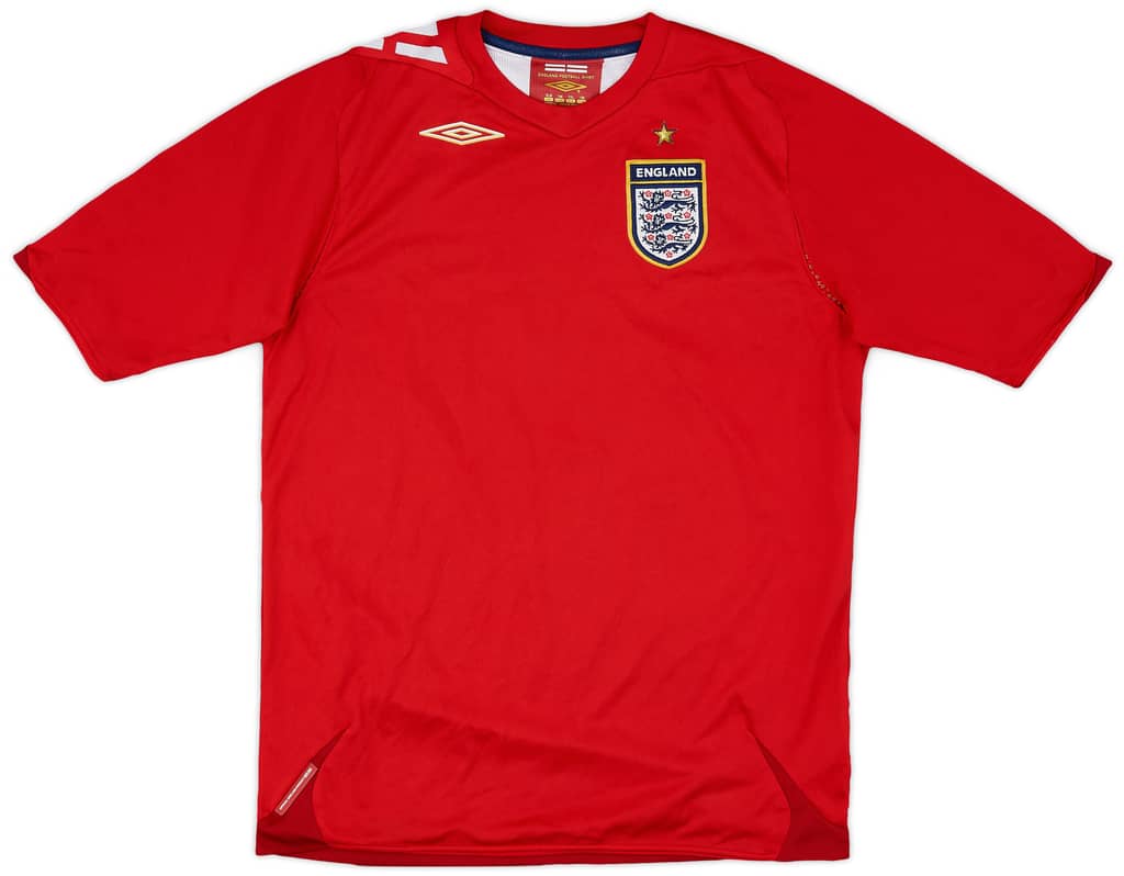 2006-08 England Away Shirt - 9/10 - (XL.Boys)