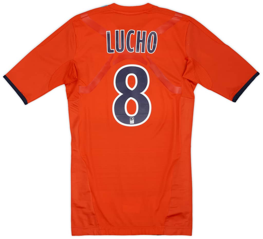 2011-12 Olympique Marseille Player Issue TechFit Third Shirt Lucho #8 - 9/10 - (M)