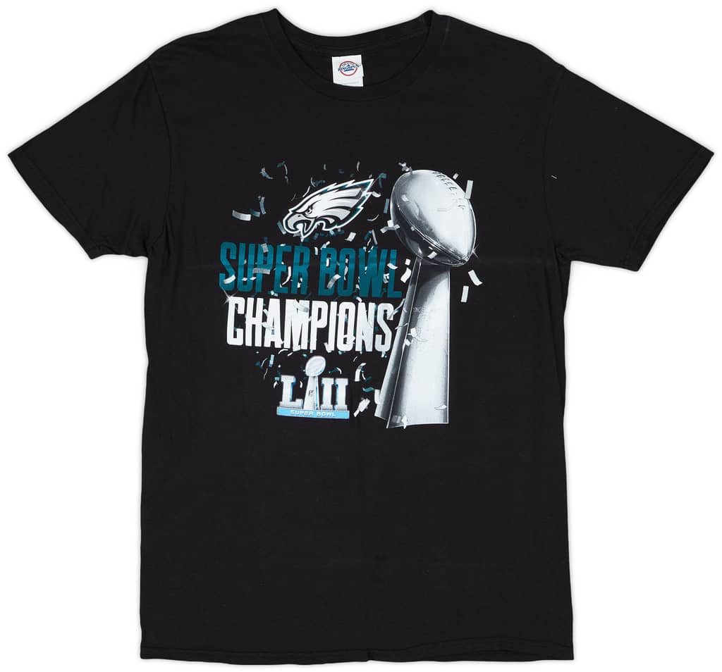 2018 Philadelphia Eagles Super Bowl LII Champions Graphic Tee - 8/10 - (L)