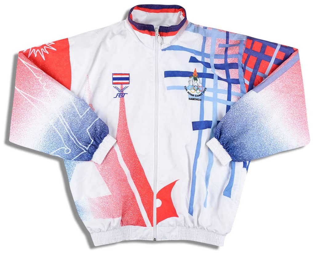 1998 Thailand Asian Games Fbt Windbreaker Jacket L