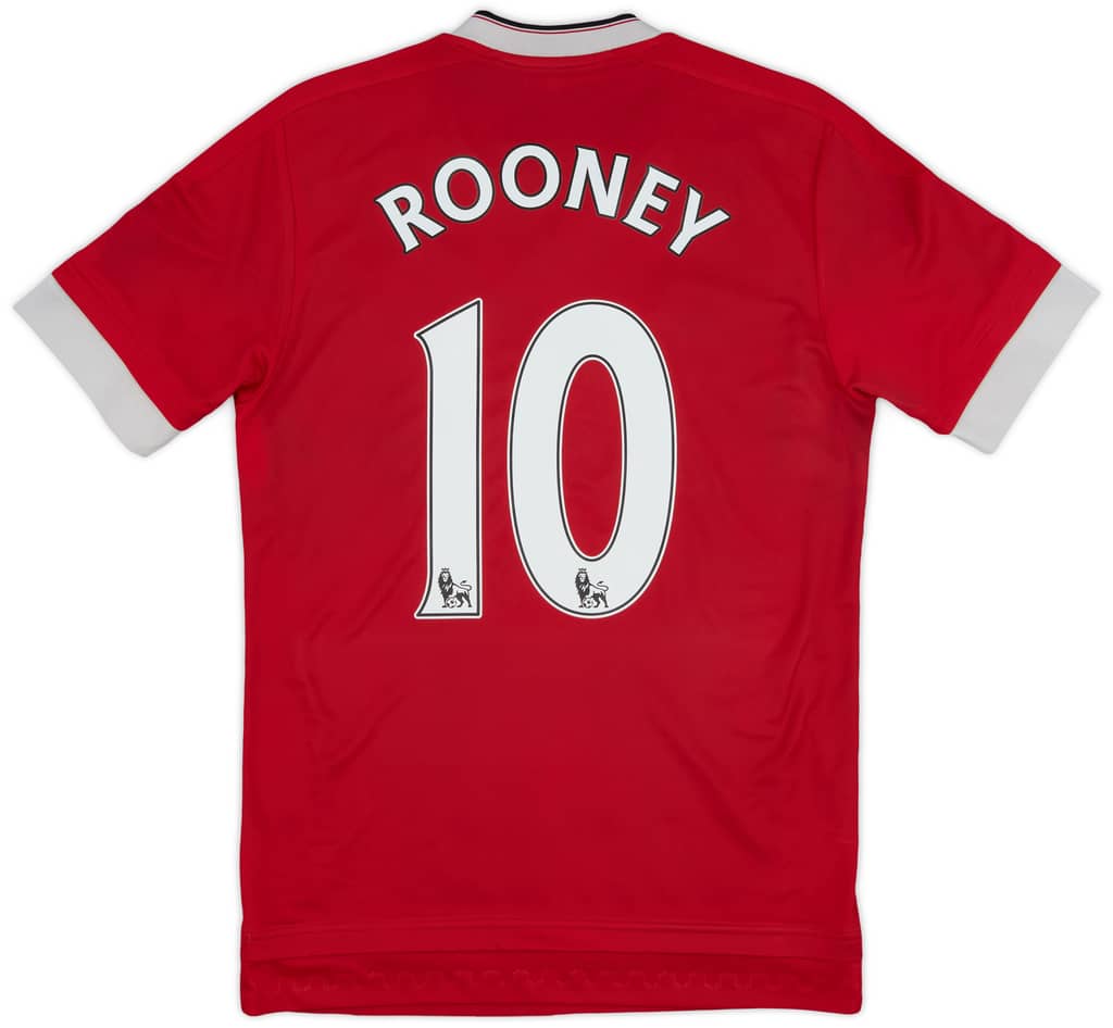 2015-16 Manchester United Home Shirt Rooney #10 - 5/10 - (XS)