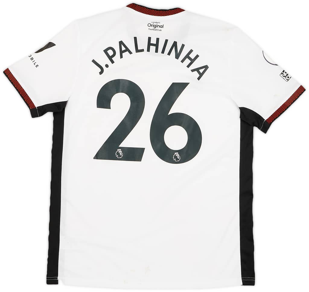2022-23 Fulham Match Worn Home Shirt J.Palhinha #26