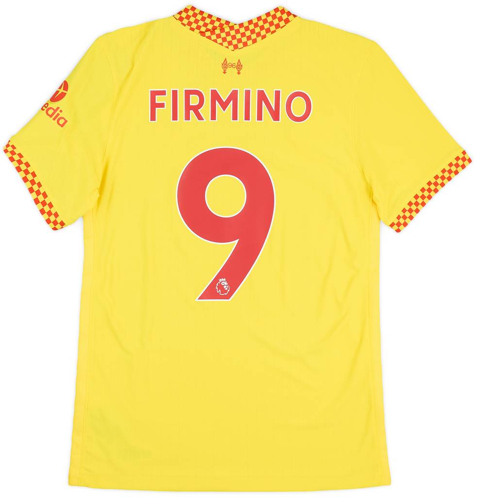 2021-22 Liverpool Authentic Third Shirt Firmino #9 - 10/10 - (S)