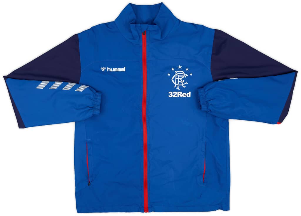 2018-19 Rangers Hummel Rain Jacket - 5/10 - (L)