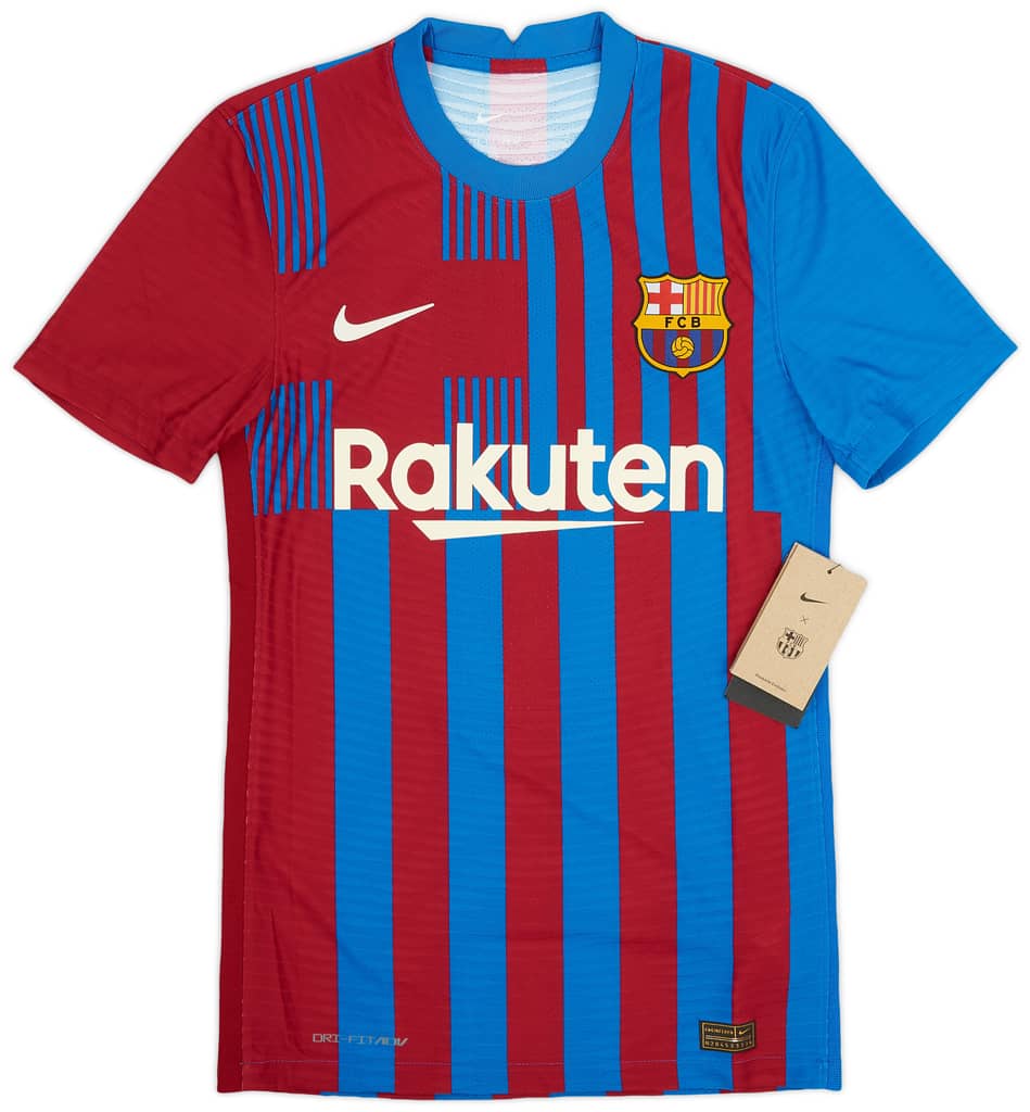 2021-22 Barcelona Authentic Home Shirt (XS)