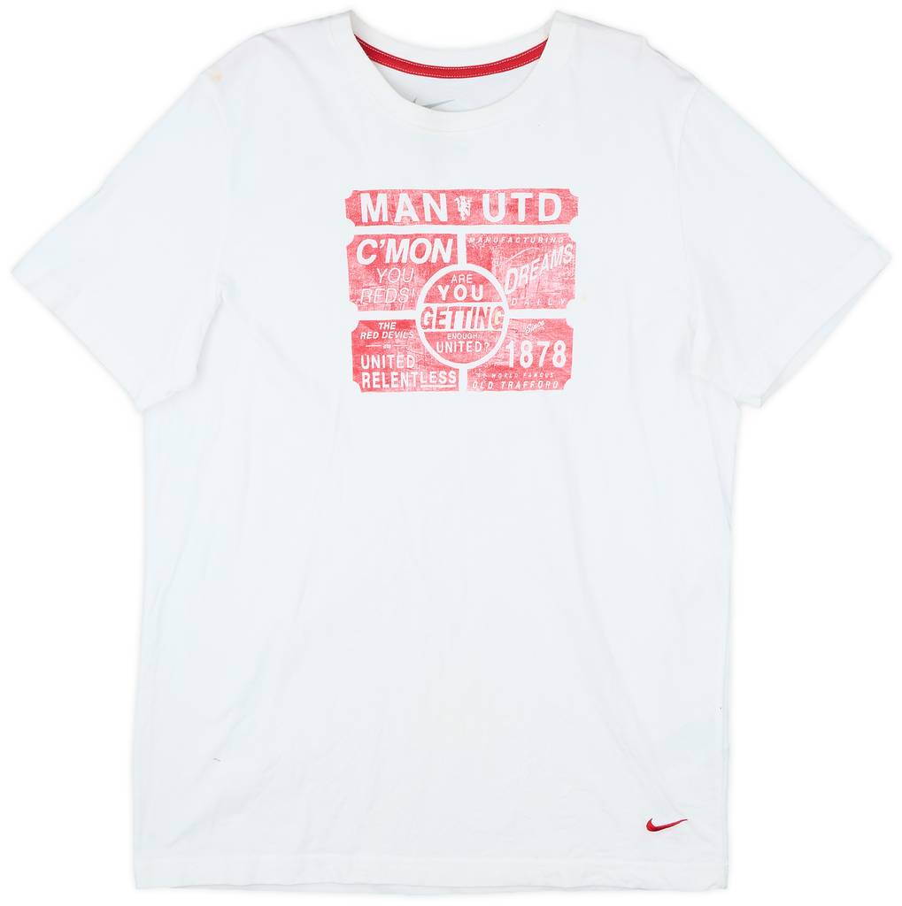 2012-13 Manchester United Nike Graphic Tee - 6/10 - (XL)
