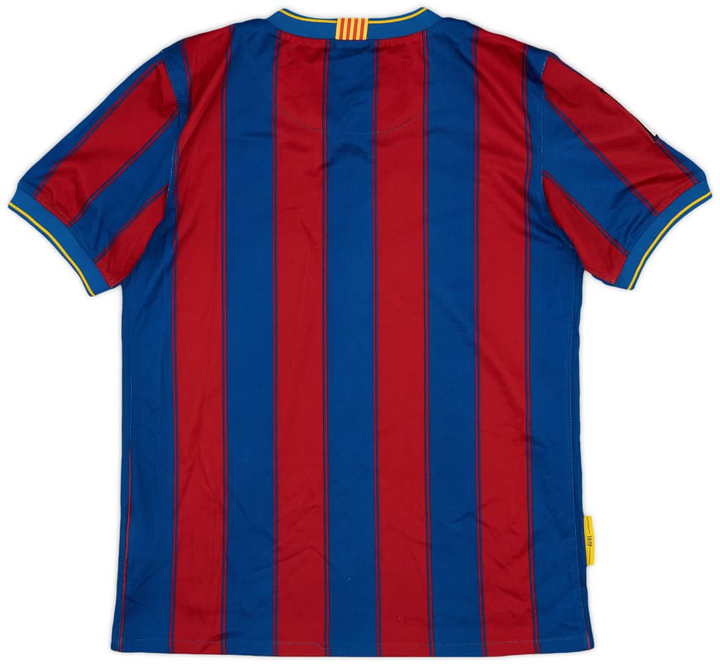 2009-10 Barcelona Home Shirt - 7/10 - (L.Boys)
