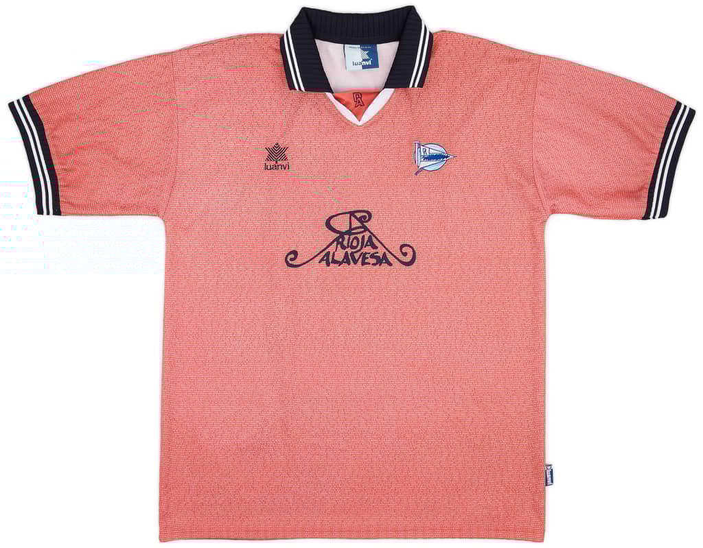 2000-01 Alaves Match Worn UEFA Cup Away Shirt Tomic #15