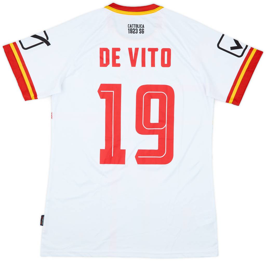 2021-22 Cattolica Away Shirt De Vito #19 - 10/10 - (L)