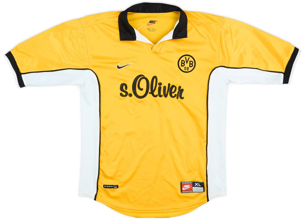 1998-00 Borussia Dortmund Home Shirt - 8/10 - (XL.Boys)