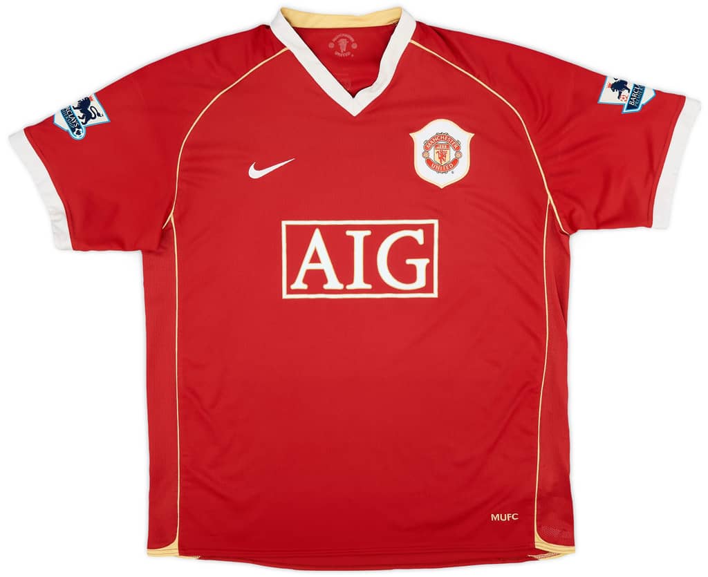 2006-07 Manchester United Home Shirt Rooney #8 - 6/10 - (XL)