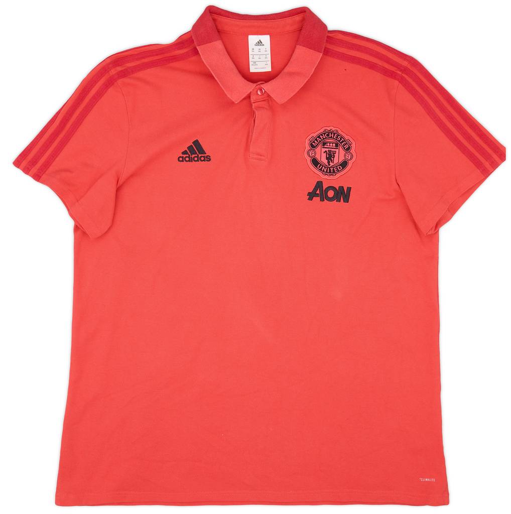 2018-19 Manchester United adidas Polo Shirt - 9/10 - (XXL)