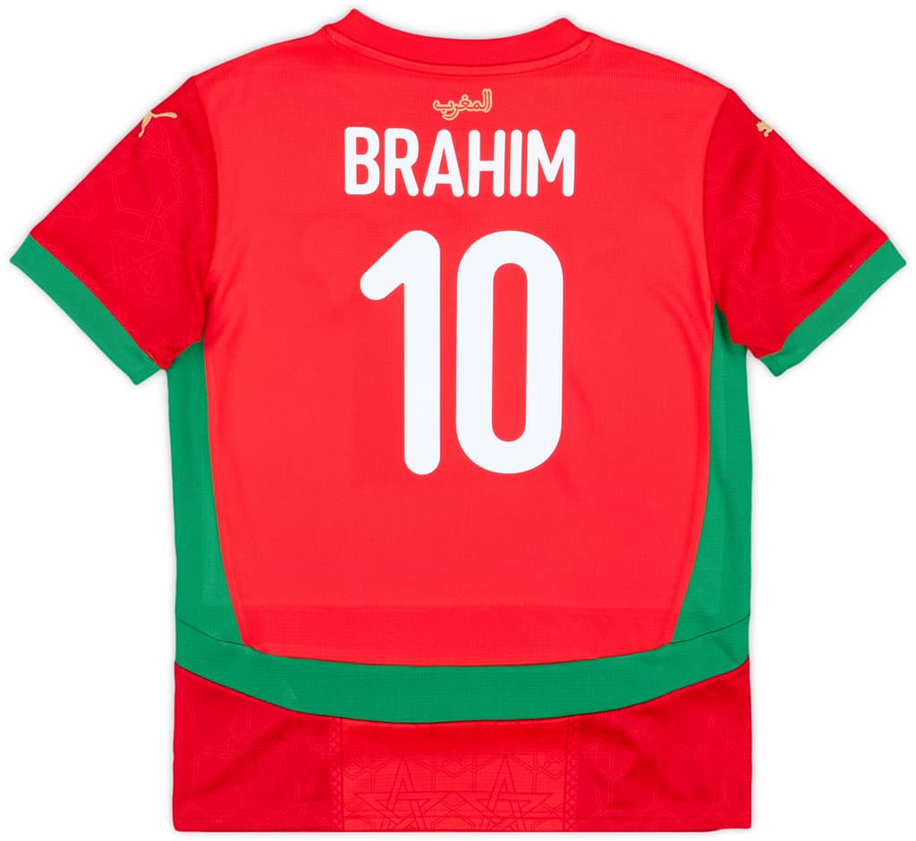 2024-25 Morocco Home Shirt Brahim #10 (KIDS)