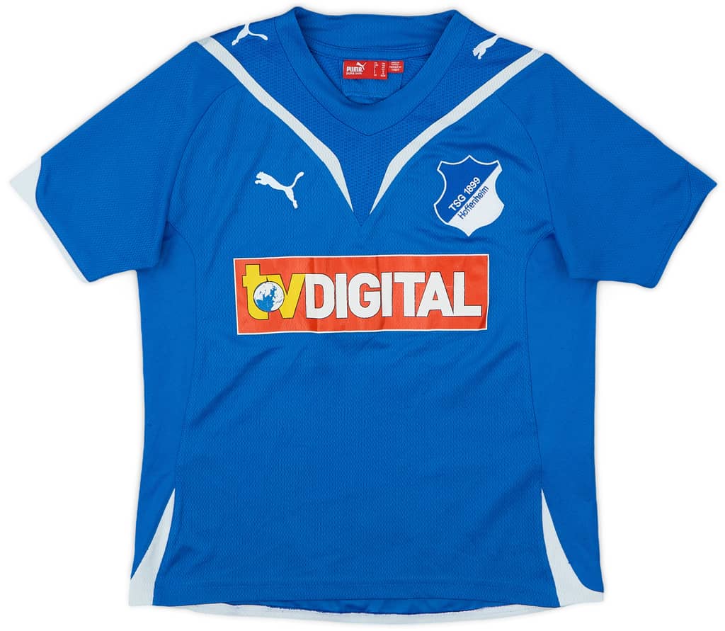 2009-11 TSG Hoffenheim Signed Home Shirt - 7/10 - (S.Boys)
