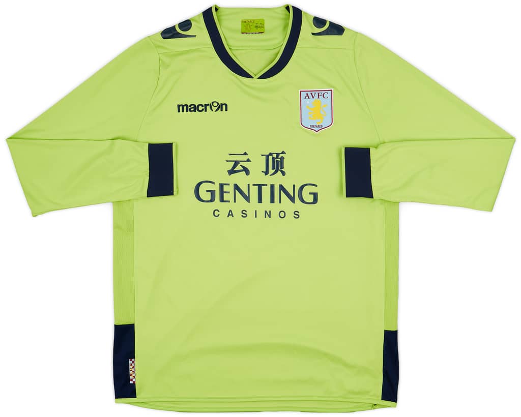 2012-13 Aston Villa Away L/S Shirt Petrov #19 - 7/10 - (L)