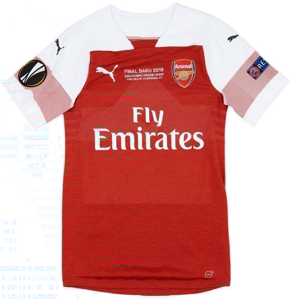 2019 Arsenal Match Issue Europa League Final Home Shirt M. Elneny #4