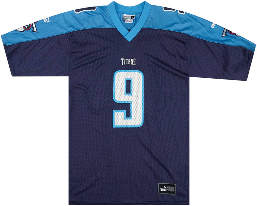 1999-00 Tennessee Titans McNair #9 Puma Jersey (Home) L