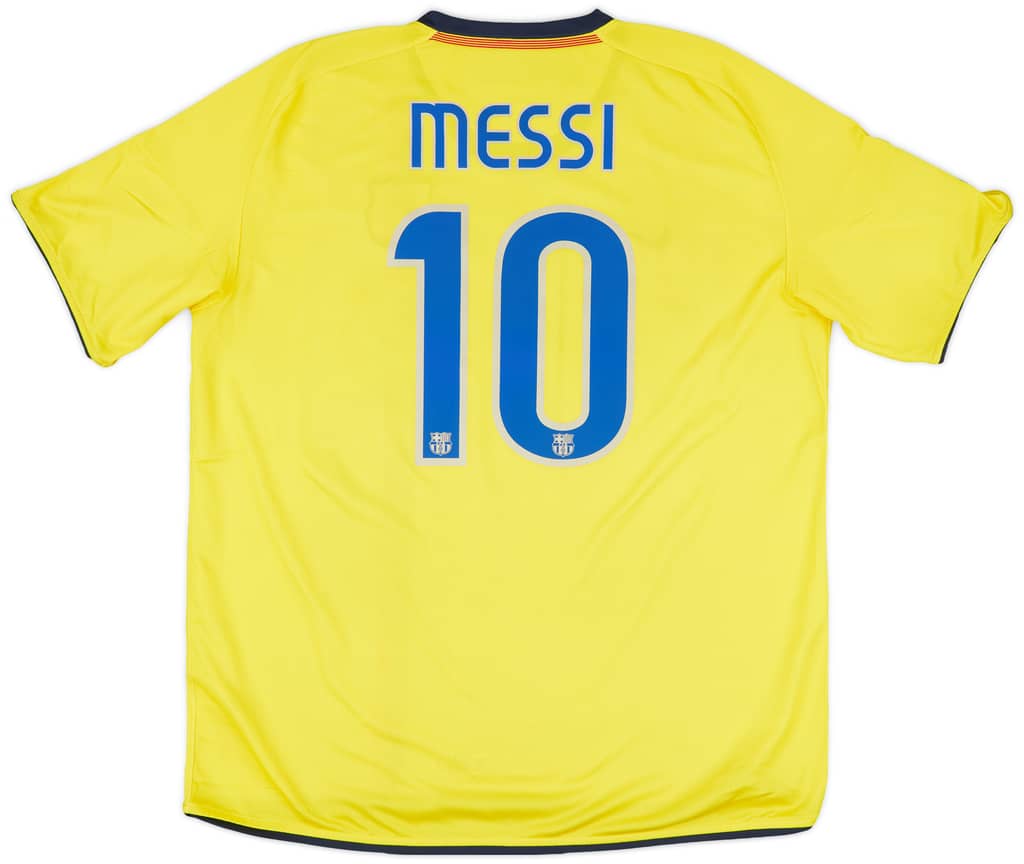 2008-10 Barcelona Away Shirt Messi #10 - 8/10 - (XL)